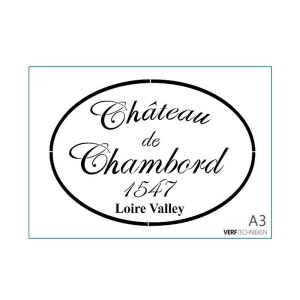 Schablone Chateau de Chambord